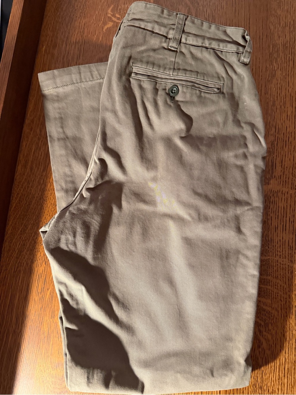 Men's TAYLOR STITCH Chino Pants~Khaki~34x30~Foundation